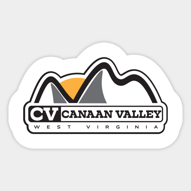 CV - Canaan Valley West Virginia Sticker by WearInTheWorld